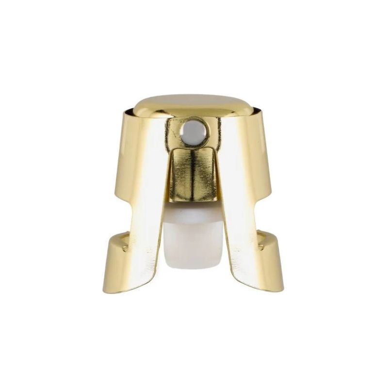Maku wine bottle stopper, stainless steel, gold