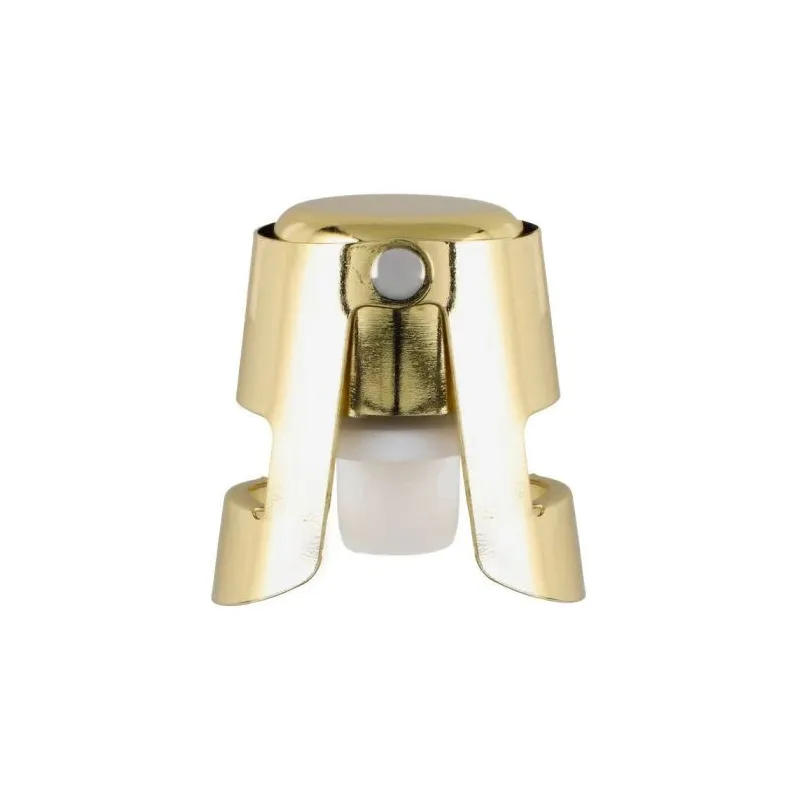 Maku vīna pudeles aizbāznis, nerūsējošais tērauds, zelta