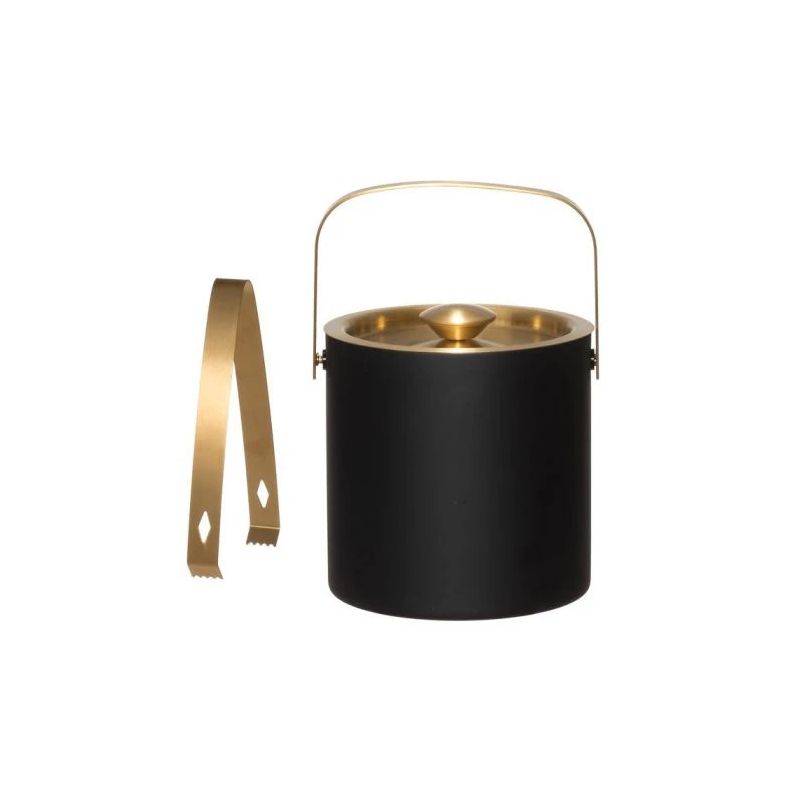 Maku Ledus trauks ar knaiblēm 1,3 l, melns-zelts ,nerūsējošais tērauds,