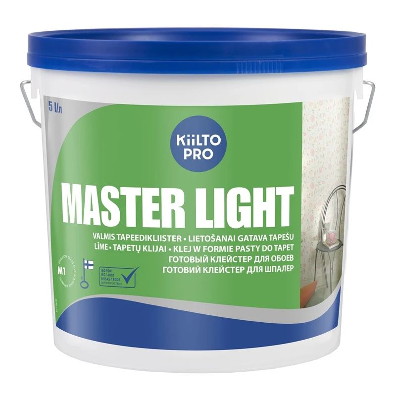 Tapešu līme master light 5l