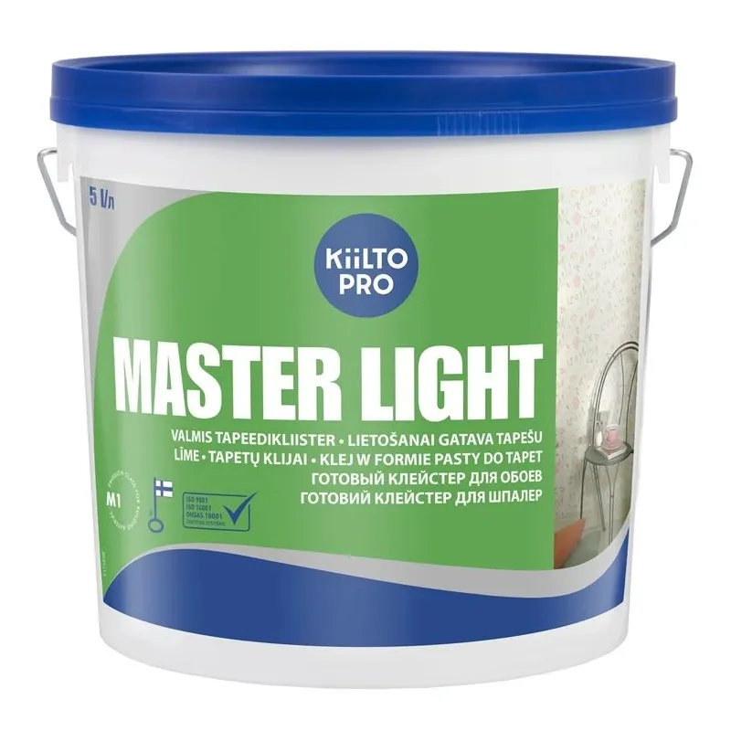 Tapešu līme Kiilto Master Light, 5 l