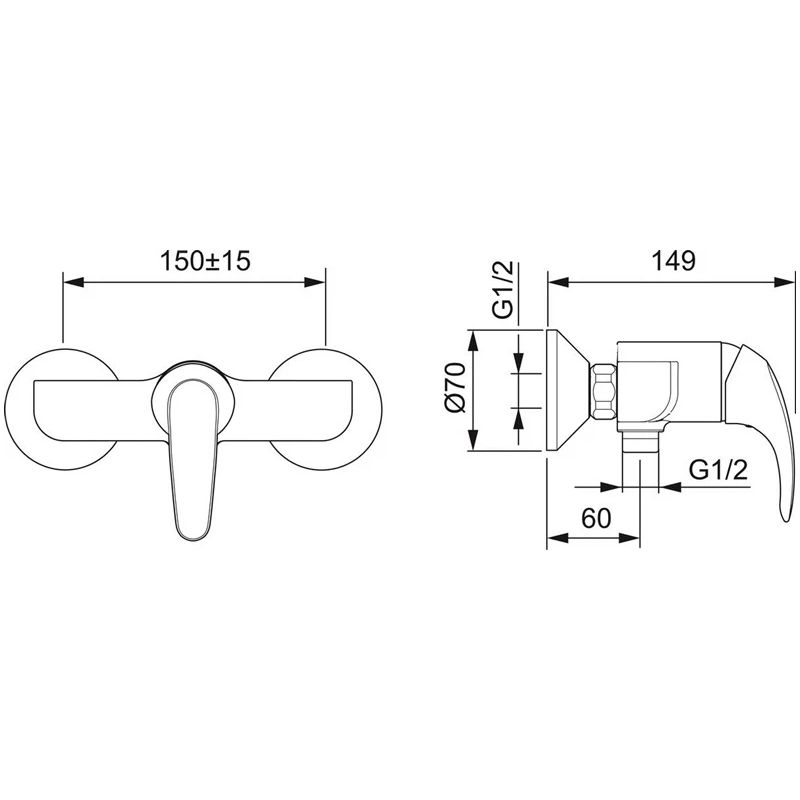 Duša mixer 1470y polara