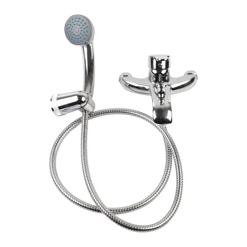 Vannas maisītājs ar dušas komplektu Thema Lux Sun DF3005, hroma krās.