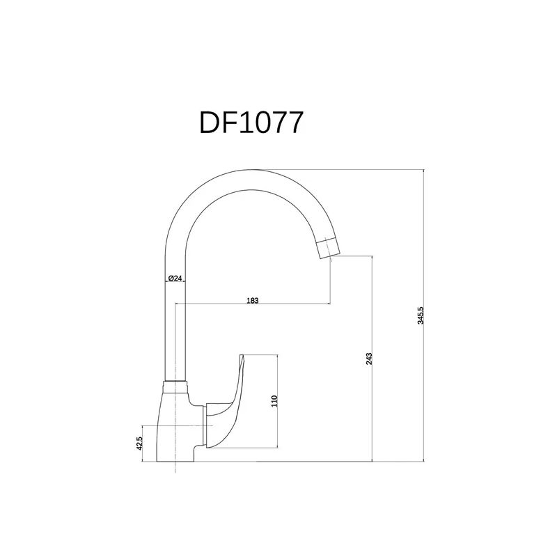 Maisītājs virtuves df1077 misiņš