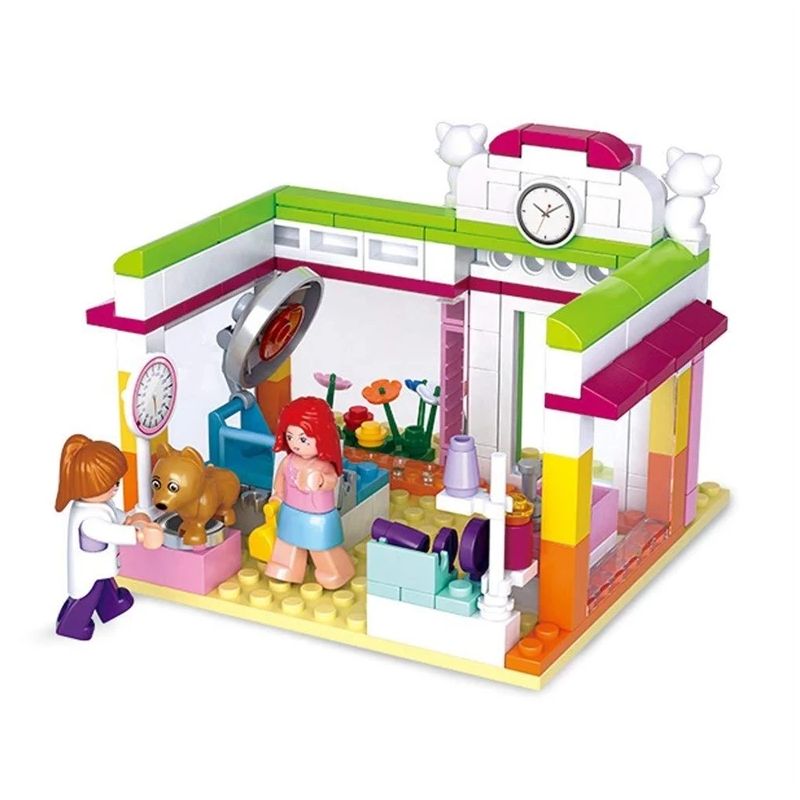 Konstruktorius Sluban Girl's Dream. Gyvūnų parduotuvė