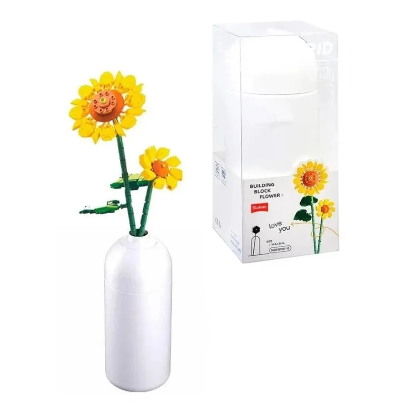 Konstruktors Sluban Sunflower flower M38-B1101-10, 251 gab.