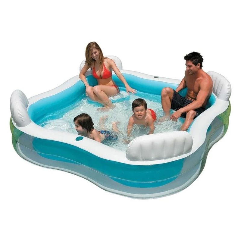 Pripučiamasis baseinas INTEX 56475NP. 229×229×66 cm. 882 l