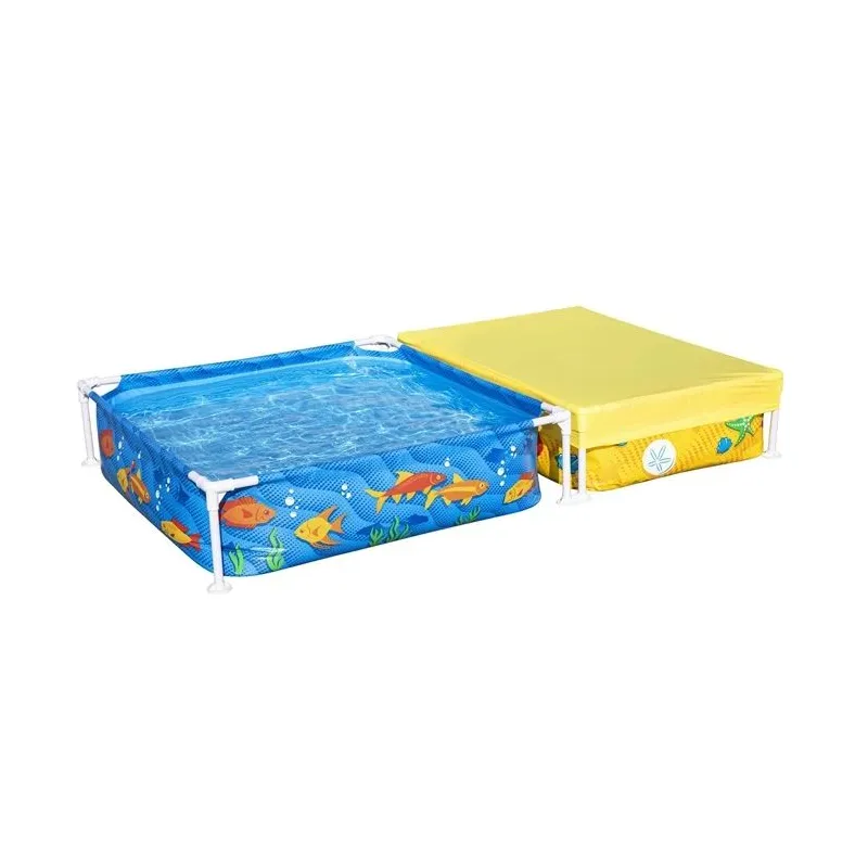 Baseinas, karkasinis-vaikiškas Bestway 561CF, mėlyna sp.-geltona sp. 213 cm x 122 cm x 30.5 cm