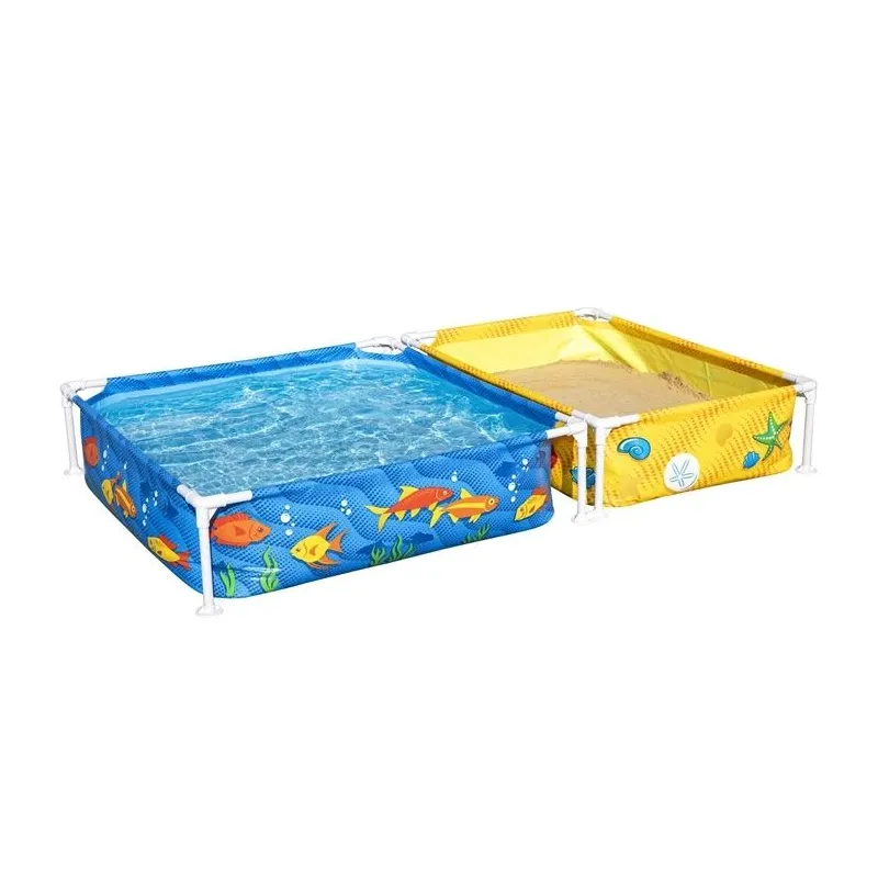Baseinas, karkasinis-vaikiškas Bestway 561CF, mėlyna sp.-geltona sp. 213 cm x 122 cm x 30.5 cm