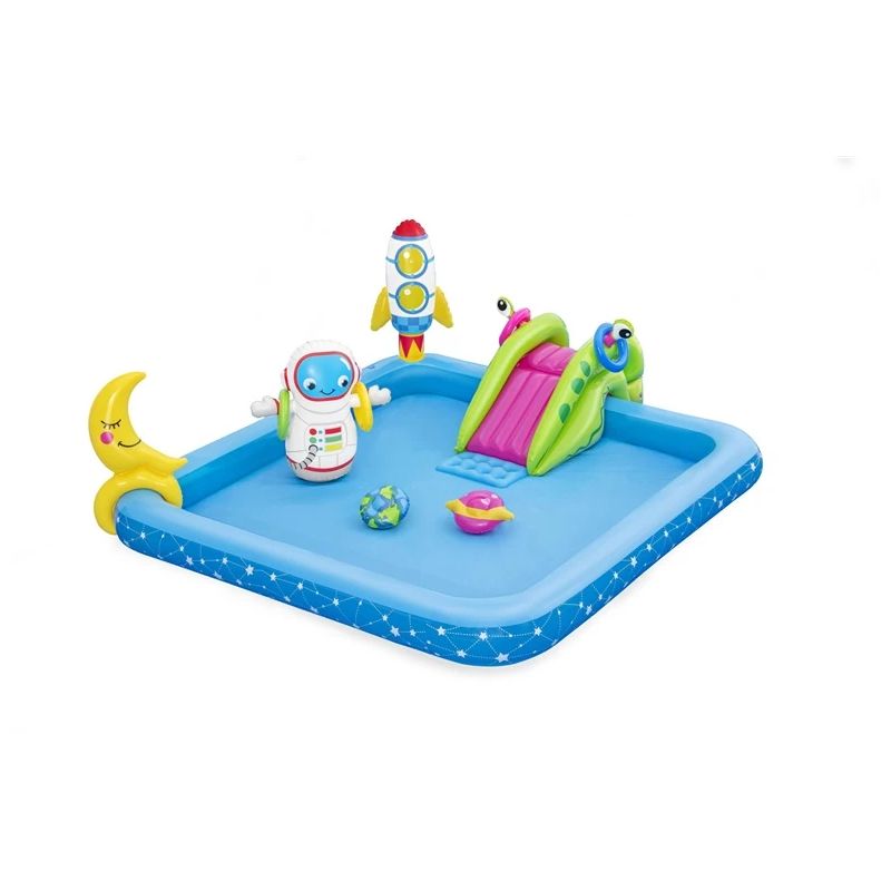 Pripučiamasis baseinas BESTWAY 53126. 228×206 cm. su žaisl.