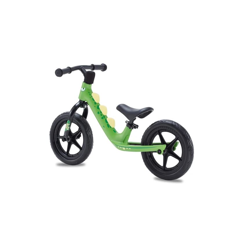 Velosipēds bērnu līdzsvara dino zaļš