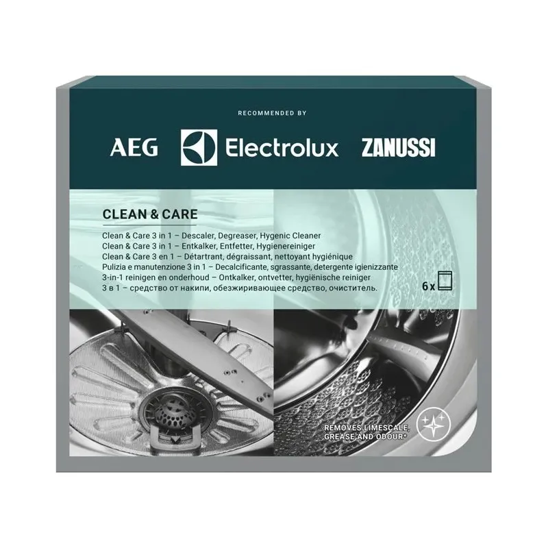 Tīrīšanas līdzeklis Electrolux „Clean and Care 3in1“ M2GCP600, 0.3 kg, 6 gab.