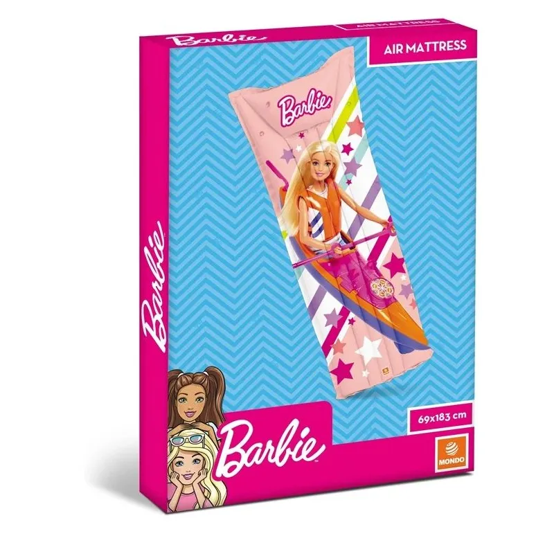 Pripučiamas čiužinys Mondo Barbie. rožinis 75x50cm