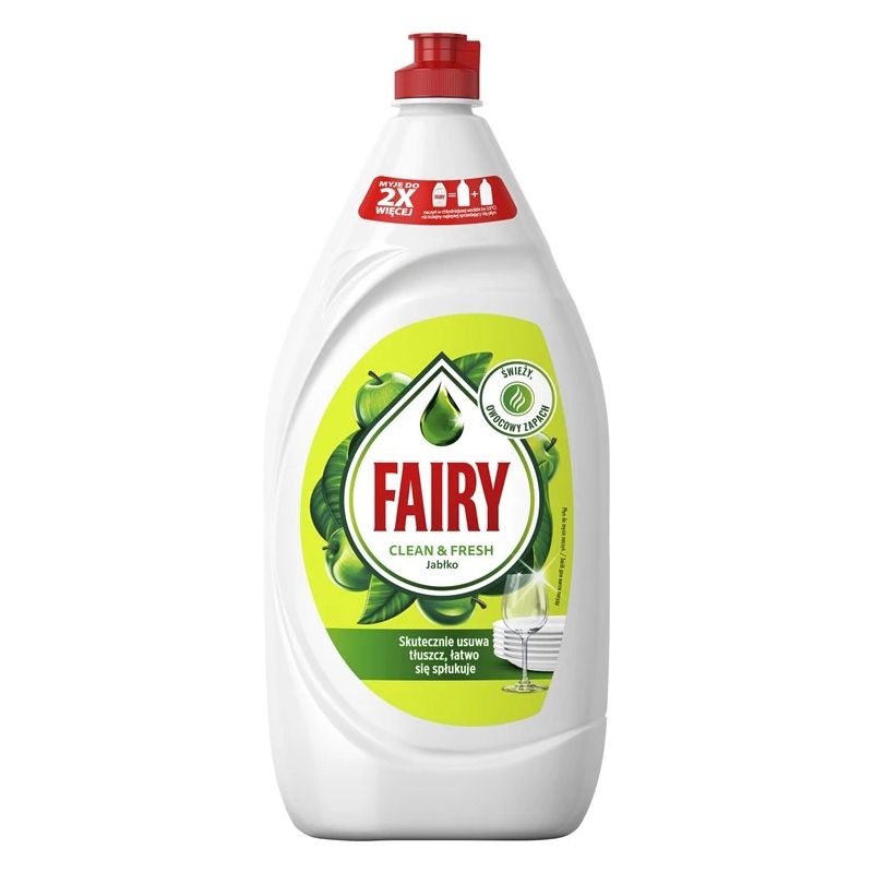 Trauku mazgāšanas līdzeklis Fairy Apple, 1.35 l