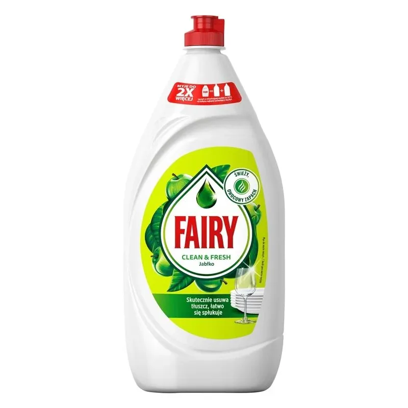 Trauku mazgāšanas līdzeklis Fairy Apple, 1.35 l