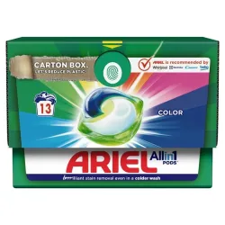 Skalbimo kapsulės ARIEL COLOR. 13 vnt.