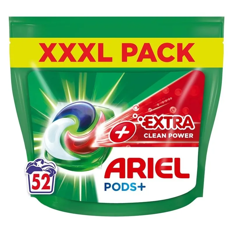 Kapsulas mazgāšanai Ariel Extra Clean All-in-1, 52 gab.