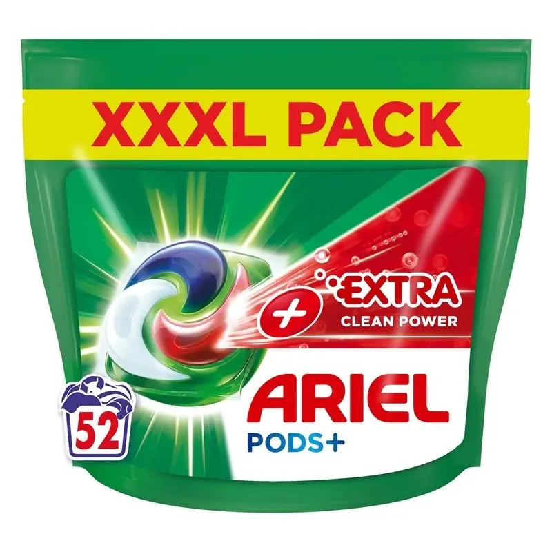 Kapsulas mazgāšanai Ariel Extra Clean All-in-1, 52 gab.