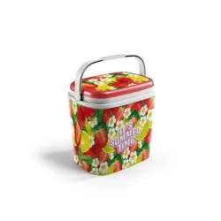 Šaltdėžė Adriatic. raudona-žalia. 27 l