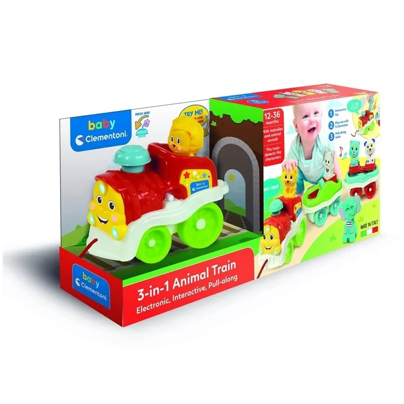 Rotaļu vilcieniņš animal train 12-36m