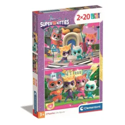 Dėlionė Clementoni Super Kitties 24811. 27 cm x 18.5 cm