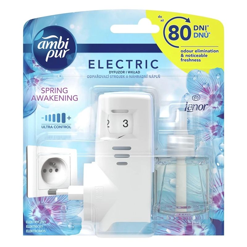 El. gaisa atsvaidzinātājs AMBI PUR Lenor Spring Awakening, 20 ml