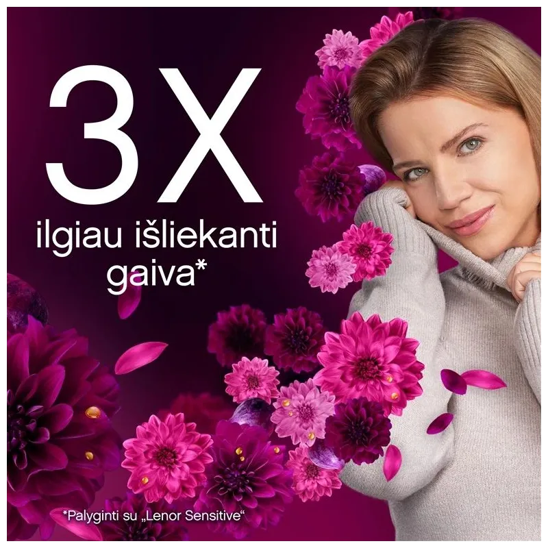 Veļas mīkstinātājs Lenor Figs & Lotus water, šķidrums, 1.2 l