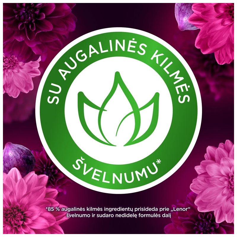Veļas mīkstinātājs Lenor Figs & Lotus water. šķidrums. 1.2 l
