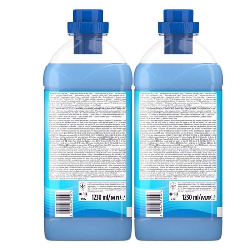 Mīkstinātājs veļas lenor spring 2x1230ml