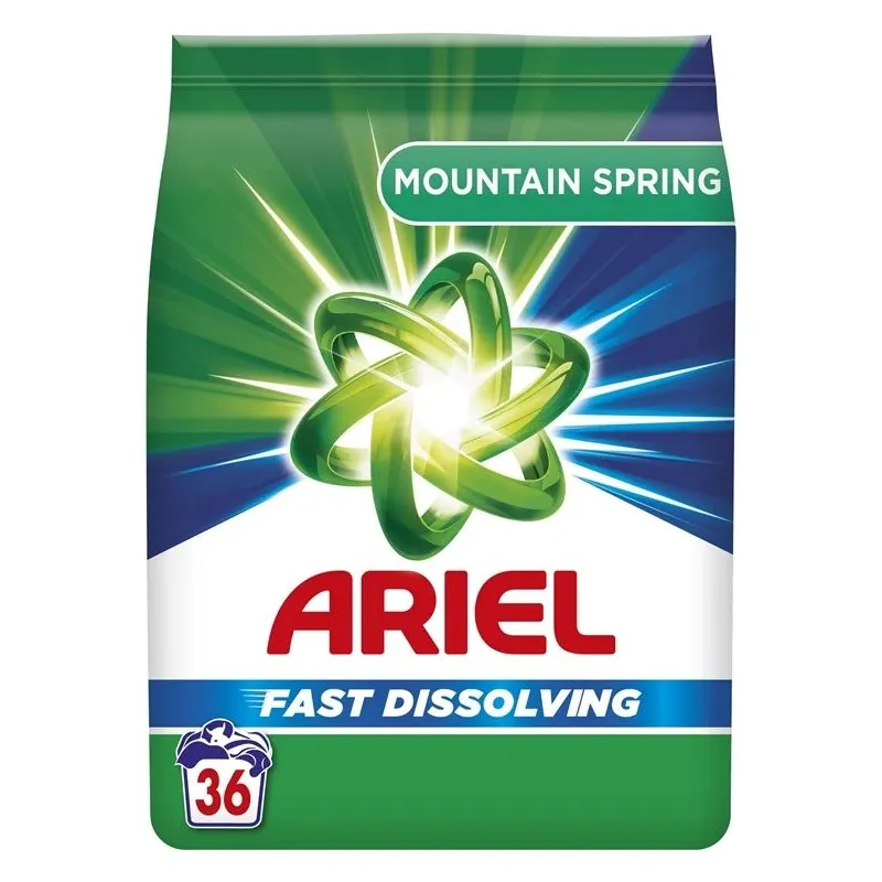 Veļas pulveris Ariel mountain spring 36washes, 1.98 kg
