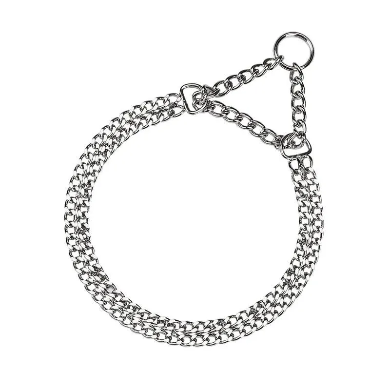 Kaklasiksna suņiem Ferplast, nerūsējošā tērauda-pelēka, 48 - 56 mm x 5 mm