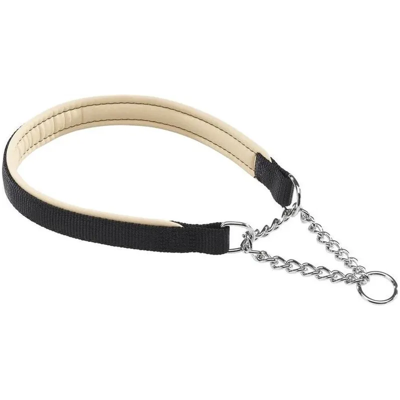 Kaklasiksna suņiem Ferplast Daytona, melna-bēša, 650 mm x 25 mm