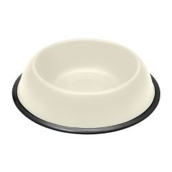 Bļoda dzīvn. ferplast metal. balta 0.9l