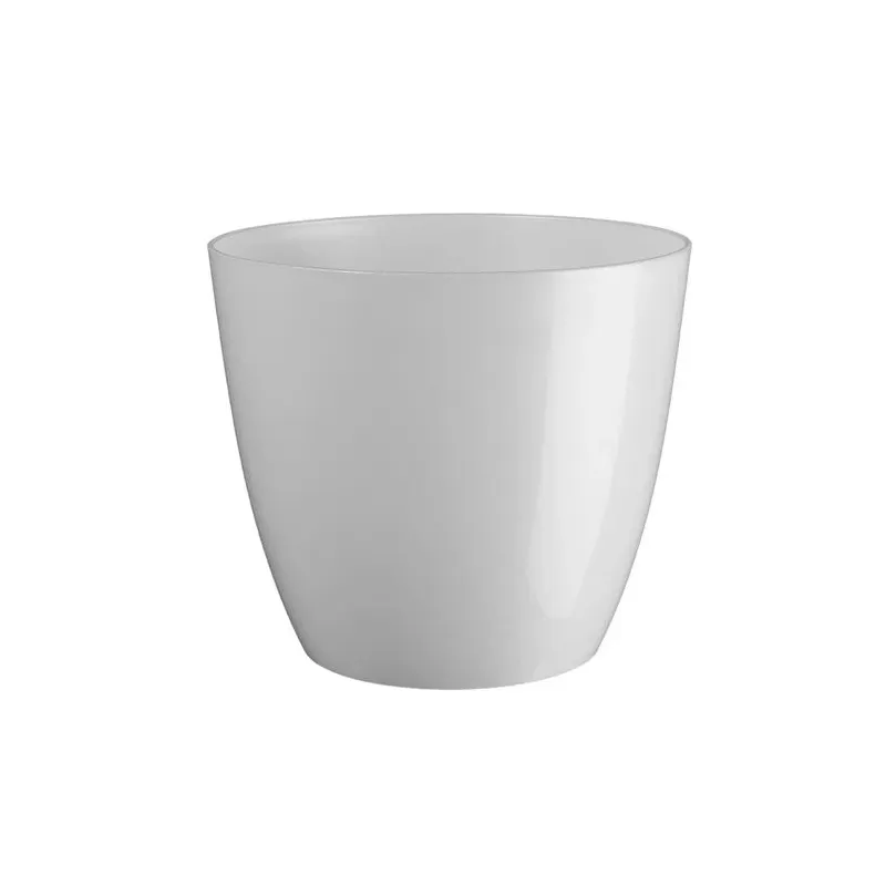 Puķu pods Plastkon Ella 4111487085, plastmasa, pērļu balta krās.