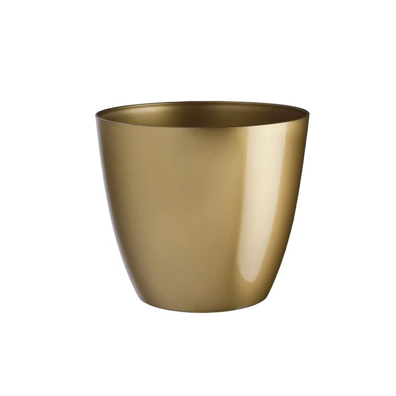 Dekoratīvs zs puķu pods d 15cm zelta