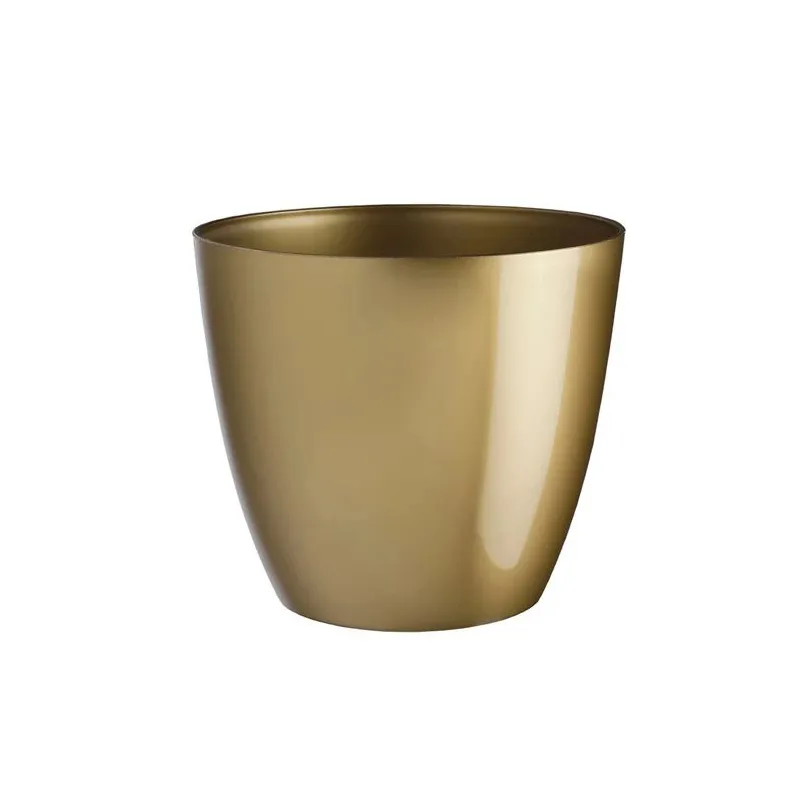 Puķu pods Plastkon Ella 4111488083, plastmasa, zelta krās.