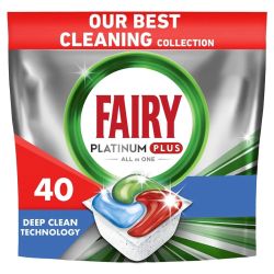 Kapsulės ind fairy platplus dclean 40vnt