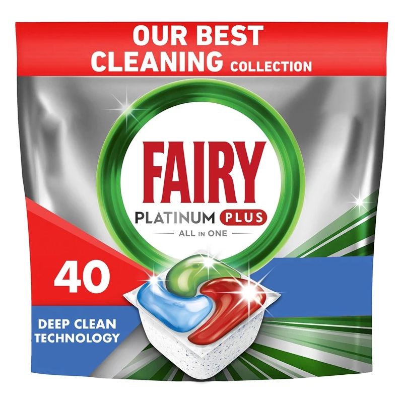 Kapsulės ind fairy platplus dclean 40vnt