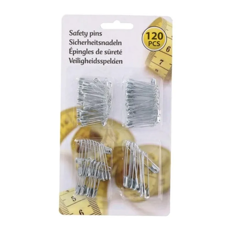 Drošības adatas Safety Pins 502520617, 120 gab.