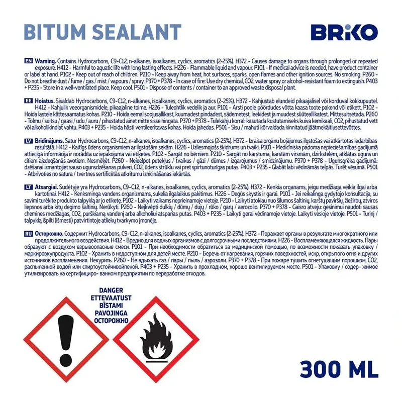 Hermetikas Briko, juoda sp., 0.3 l