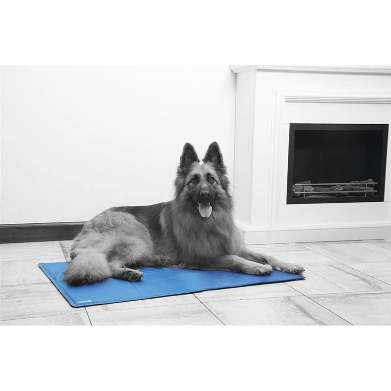Vėsinantis gyvūnų kilimėlis BEEZTEES. mėlynas. 950×750 mm