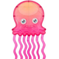 Воздушный змей Dragon Fly Sea Animals 51WR-ROZ-UNI, 14 см x 2 см, розовый цв.