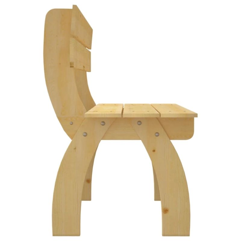 vidaXL dārza sols, 150 cm, impregnēts priedes koks