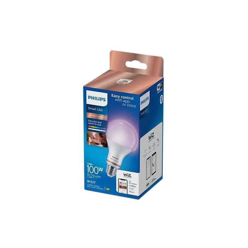 Viedā spuldze Philips Wiz LED, A67, 2700 - 6500 °K, E27, 13 W, 1521 lm