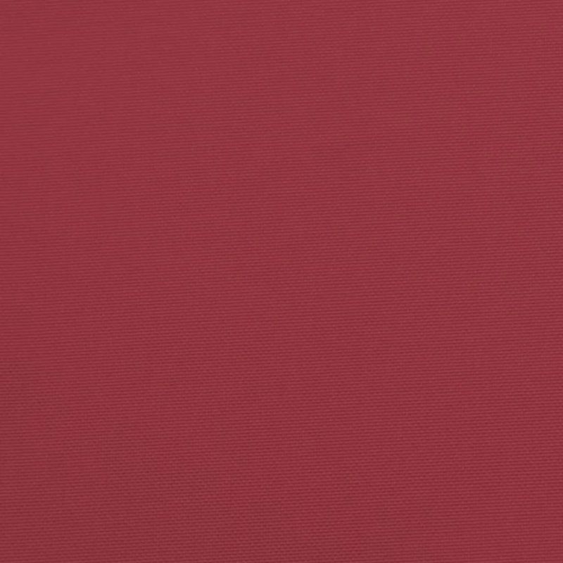 vidaXL palešu dīvāna spilvens, 70x70x12 cm, audums, vīnsarkans
