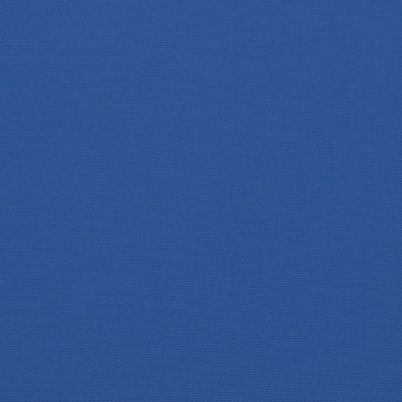 vidaXL palešu spilvens, 120x80x12 cm, audums, koši zils