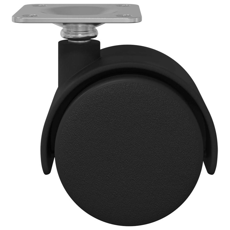 vidaXL Griezējspēļu ritenis 2 pcs Melna 39,5 x 39,5 x 37,8 mm