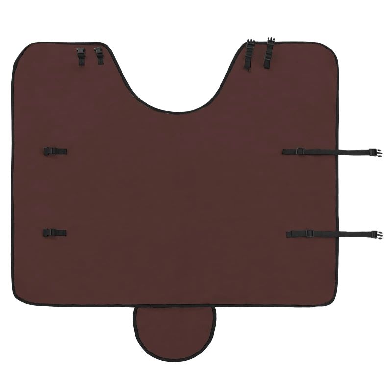 vidaXL Zirgu sega Pilnīgs tumši brūns Poliesters