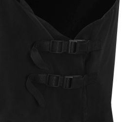 vidaXL Zirgu sega Melna Poliesters