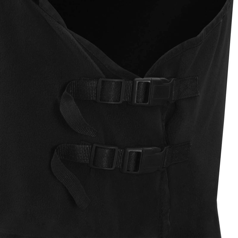 vidaXL Zirgu sega Melna Poliesters